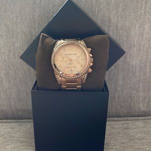 Women’s Chronograph Blair Rose Gold-tone stainless steel watch 41mm MK5263